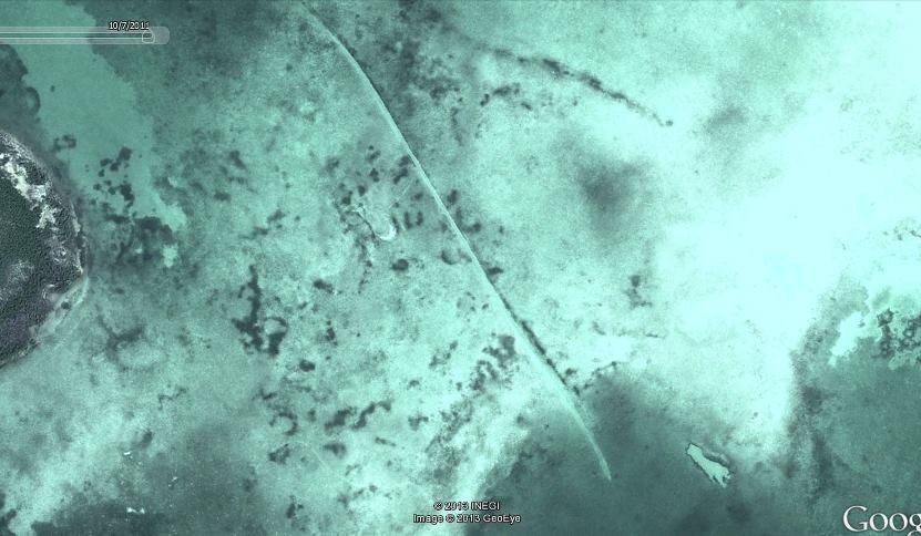 Underwater Linear Anomalies Yucatan