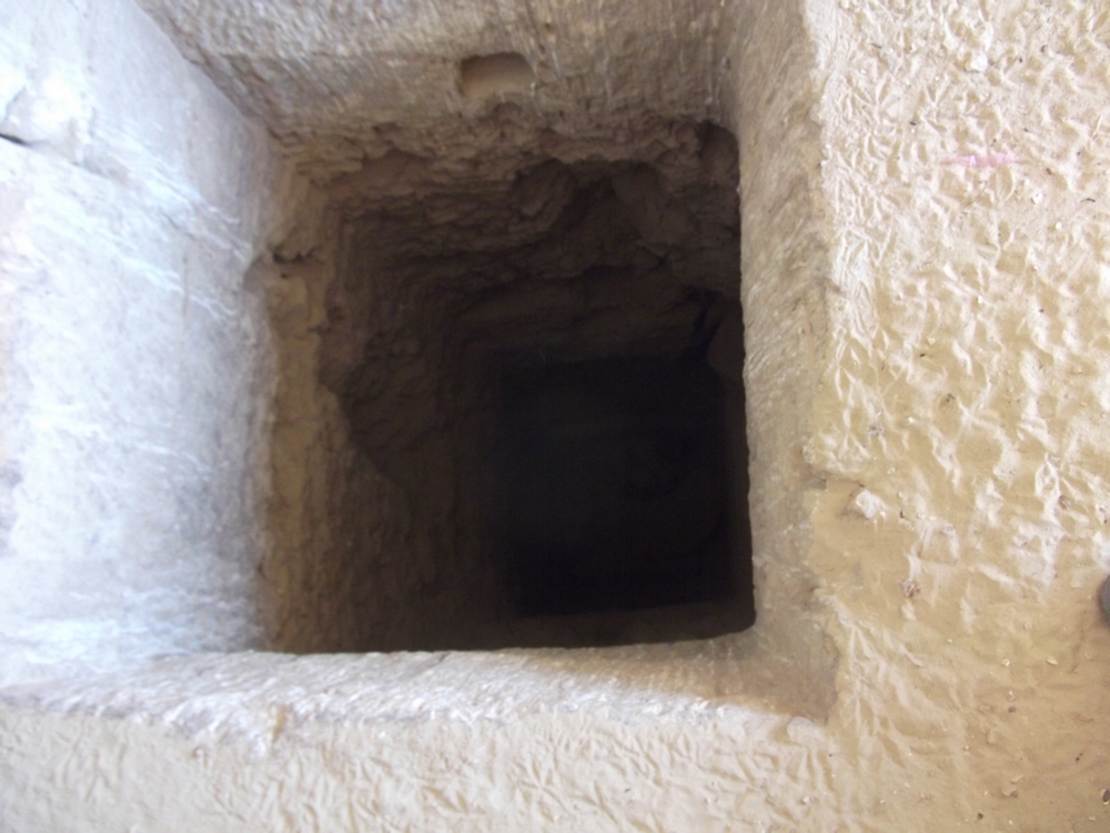 Shaft inside the Napoleon Mound